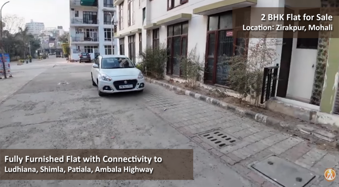 Furnished 2bhk Ground Floor Flat for Sale 75 lacs rental 35k in Mohali Call Lucky +91-9709706191