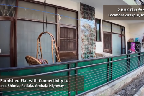 Furnished 2bhk Ground Floor Flat for Sale 75 lacs rental 35k in Mohali Call Lucky +91-9709706191