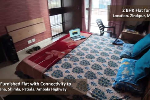 Furnished 2bhk Ground Floor Flat for Sale 75 lacs rental 35k in Mohali Call Lucky +91-9709706191