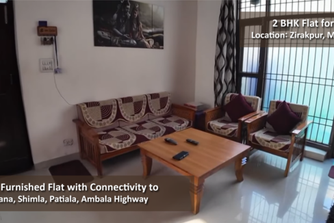 Furnished 2bhk Ground Floor Flat for Sale 75 lacs rental 35k in Mohali Call Lucky +91-9709706191