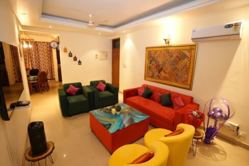 FOR SALE – Furnished 5 STAR RATED AIR BNB Penthouse on Main Ambala Highway, opposite Metro Mall, Zirakpur WITH INCOME 1.5-2LACS PER MONTH