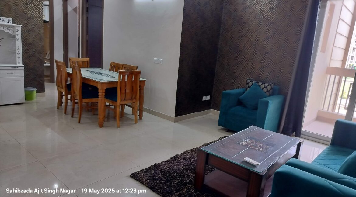 Fully Furnished  3BHK Affinity Greens PR-7 Airport Road Zirakpur